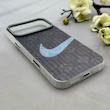 قاب گوشی iPhone 17 Pro Max آیفون کرکره ای لیزری سخت Hard براش اسپرت لنزسیلور طرح NIKE کد 152311