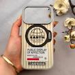 قاب گوشی iPhone 17 Pro آیفون کرکره ای لیزری سخت Hard براش اسپرت لنزسیلور طرح EARTH کد 152320