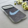 قاب گوشی iPhone 17 Pro آیفون کرکره ای لیزری سخت Hard براش اسپرت لنزسیلور طرح NIKE کد 152323