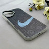 قاب گوشی iPhone 17 آیفون کرکره ای لیزری سخت Hard براش اسپرت لنزسیلور طرح NIKE کد 152326