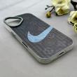 قاب گوشی iPhone 17 آیفون کرکره ای لیزری سخت Hard براش اسپرت لنزسیلور طرح NIKE کد 152326