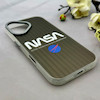 قاب گوشی iPhone 17 آیفون کرکره ای لیزری سخت Hard براش اسپرت لنزسیلور طرح NASA کد 152327