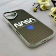 قاب گوشی iPhone 17 آیفون کرکره ای لیزری سخت Hard براش اسپرت لنزسیلور طرح NASA کد 152327