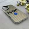 قاب گوشی iPhone 17 آیفون کرکره ای لیزری سخت Hard براش اسپرت لنزسیلور طرح NASA کد 152328
