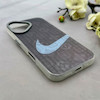 قاب گوشی iPhone 16 آیفون کرکره ای لیزری سخت Hard براش اسپرت لنزسیلور طرح NIKE کد 152338