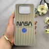 قاب گوشی Poco X3 - Poco X3 Pro شیائومی کرکره ای لیزری سخت Hard براش اسپرت لنزسیلور طرح NASA کد 152357