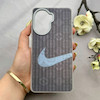 قاب گوشی Poco X7 Pro شیائومی کرکره ای لیزری سخت Hard براش اسپرت لنزسیلور طرح NIKE کد 152361