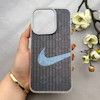 قاب گوشی Redmi 15C - Poco C85 شیائومی کرکره ای لیزری سخت Hard براش اسپرت لنزسیلور طرح NIKE کد 152373