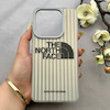 قاب گوشی Redmi Note 14 4G شیائومی کرکره ای لیزری سخت Hard براش اسپرت لنزسیلور طرح The North Face کد 152394