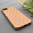 قاب گوشی iPhone 7 - iPhone 8 - iPhone SE 2020 - iPhone SE 2022 آیفون ژله ای مای کیس گلد لاین لوزی دور طلایی محافظ لنز دار گلبهی کد 154214