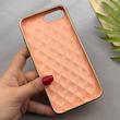 قاب گوشی iPhone 7 Plus - iPhone 8 Plus آیفون ژله ای مای کیس گلد لاین لوزی دور طلایی محافظ لنز دار گلبهی کد 154219