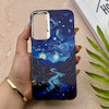 قاب گوشی Galaxy A24 سامسونگ So CooL اورجینال فانتزی براش لیزری لنز کرومی طرح شب پر ستاره کد 153157