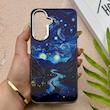 قاب گوشی Galaxy A56 سامسونگ So CooL اورجینال فانتزی براش لیزری لنز کرومی طرح شب پر ستاره کد 153167
