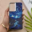 قاب گوشی Galaxy S21 FE سامسونگ So CooL اورجینال فانتزی براش لیزری لنز کرومی طرح شب پر ستاره کد 153174