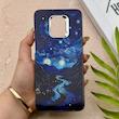 قاب گوشی Redmi Note 9S - Redmi Note 9 Pro شیائومی So CooL اورجینال فانتزی براش لیزری لنز کرومی طرح شب پر ستاره کد 153181