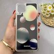 قاب گوشی Galaxy A12 - M12 سامسونگ اکلیلی فانتزی آکواریومی لاکچری محافظ لنزدار طرح کهکشان کد 153410
