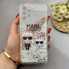 قاب گوشی Galaxy A13 4G سامسونگ اکلیلی فانتزی آکواریومی لاکچری محافظ لنزدار طرح KARL کد 153419