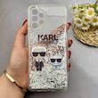 قاب گوشی Galaxy A13 4G سامسونگ اکلیلی فانتزی آکواریومی لاکچری محافظ لنزدار طرح KARL کد 153419