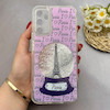 قاب گوشی Galaxy A14 سامسونگ اکلیلی فانتزی آکواریومی لاکچری محافظ لنزدار طرح PARIS کد 153429