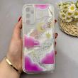 قاب گوشی Galaxy A14 سامسونگ اکلیلی فانتزی آکواریومی لاکچری محافظ لنزدار طرح ابر و ماه کد 153431