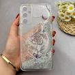 قاب گوشی Galaxy A34 سامسونگ اکلیلی فانتزی آکواریومی لاکچری محافظ لنزدار طرح گل کد 153457
