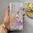 قاب گوشی Galaxy A53 سامسونگ اکلیلی فانتزی آکواریومی لاکچری محافظ لنزدار طرح ابر و ماه کد 153464