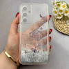 قاب گوشی Galaxy A54 سامسونگ اکلیلی فانتزی آکواریومی لاکچری محافظ لنزدار طرح گل کد 153468