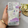 قاب گوشی Galaxy A54 سامسونگ اکلیلی فانتزی آکواریومی لاکچری محافظ لنزدار طرح ابر و ماه کد 153470