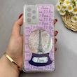 قاب گوشی Galaxy A73 سامسونگ اکلیلی فانتزی آکواریومی لاکچری محافظ لنزدار طرح PARIS کد 153477