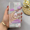 قاب گوشی Galaxy A22 4G - Galaxy M32 4G سامسونگ اکلیلی فانتزی آکواریومی لاکچری محافظ لنزدار طرح ابر و ماه کد 153480