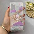 قاب گوشی Galaxy A32 4G سامسونگ اکلیلی فانتزی آکواریومی لاکچری محافظ لنزدار طرح ابر و ماه کد 153491