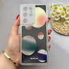 قاب گوشی Galaxy S21 Ultra سامسونگ اکلیلی فانتزی آکواریومی لاکچری محافظ لنزدار طرح کهکشان کد 153514