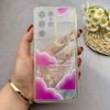 قاب گوشی Galaxy S21 Ultra سامسونگ اکلیلی فانتزی آکواریومی لاکچری محافظ لنزدار طرح ابر و ماه کد 153515