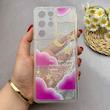 قاب گوشی Galaxy S21 Ultra سامسونگ اکلیلی فانتزی آکواریومی لاکچری محافظ لنزدار طرح ابر و ماه کد 153515