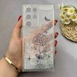 قاب گوشی Galaxy S22 Ultra سامسونگ اکلیلی فانتزی آکواریومی لاکچری محافظ لنزدار طرح گل کد 153517