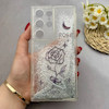 قاب گوشی Galaxy S23 Ultra سامسونگ اکلیلی فانتزی آکواریومی لاکچری محافظ لنزدار طرح گل کد 153530