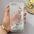 قاب گوشی iPhone 7 Plus - iPhone 8 Plus آیفون اکلیلی فانتزی آکواریومی لاکچری محافظ لنزدار طرح گل کد 153543