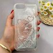قاب گوشی iPhone 7 Plus - iPhone 8 Plus آیفون اکلیلی فانتزی آکواریومی لاکچری محافظ لنزدار طرح قلب کد 153545