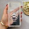 قاب گوشی iPhone X - XS آیفون اکلیلی فانتزی آکواریومی لاکچری محافظ لنزدار طرح KARL کد 153559