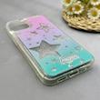 قاب گوشی iPhone 13 - iPhone 14 آیفون اکلیلی فانتزی آکواریومی لاکچری محافظ لنزدار طرح ستاره کد 153563
