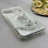 قاب گوشی iPhone 13 - iPhone 14 آیفون اکلیلی فانتزی آکواریومی لاکچری محافظ لنزدار طرح گل کد 153564