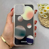 قاب گوشی iPhone 12 - 12 Pro آیفون اکلیلی فانتزی آکواریومی لاکچری محافظ لنزدار طرح کهکشان کد 153570