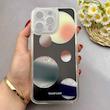 قاب گوشی iPhone 14 Pro Max آیفون اکلیلی فانتزی آکواریومی لاکچری محافظ لنزدار طرح کهکشان کد 153609