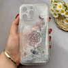 قاب گوشی iPhone 14 Pro Max آیفون اکلیلی فانتزی آکواریومی لاکچری محافظ لنزدار طرح گل کد 153610