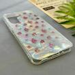 قاب گوشی Galaxy A17 سامسونگ فانتزی براق IMD لیزری لاکچری سخت HARD طرح گل زیبا کد 154430