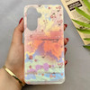 قاب گوشی Galaxy A57 سامسونگ فانتزی براق IMD لیزری لاکچری سخت HARD طرح گل زیبا کد 154446