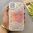 قاب گوشی iPhone 11 آیفون فانتزی براق IMD لیزری لاکچری سخت HARD طرح گل زیبا کد 154553