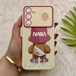 قاب گوشی Galaxy A54 سامسونگ فانتزی ژله ای محافظ لنز دار طرح NASA کد 153906