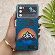 قاب گوشی Galaxy S20 FE سامسونگ فانتزی ژله ای محافظ لنز دار طرح The North Face کد 153932
