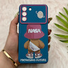 قاب گوشی Galaxy S21 FE سامسونگ فانتزی ژله ای محافظ لنز دار طرح NASA کد 153937